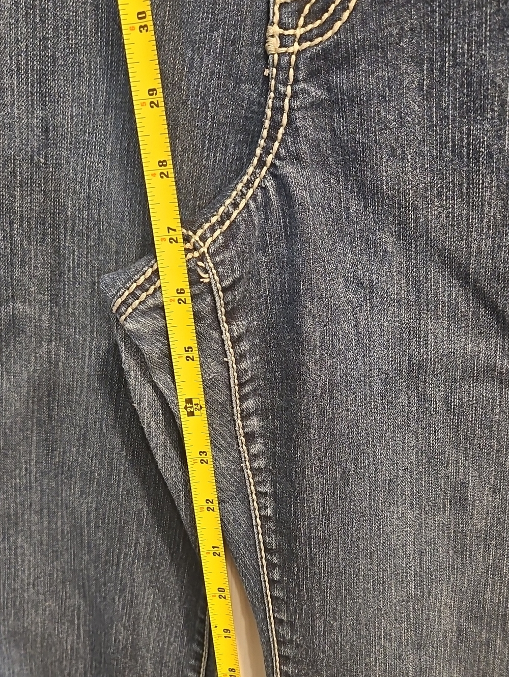 Style & Co Embellished Dark Blue Women's Jeans - Picture 7 of 7